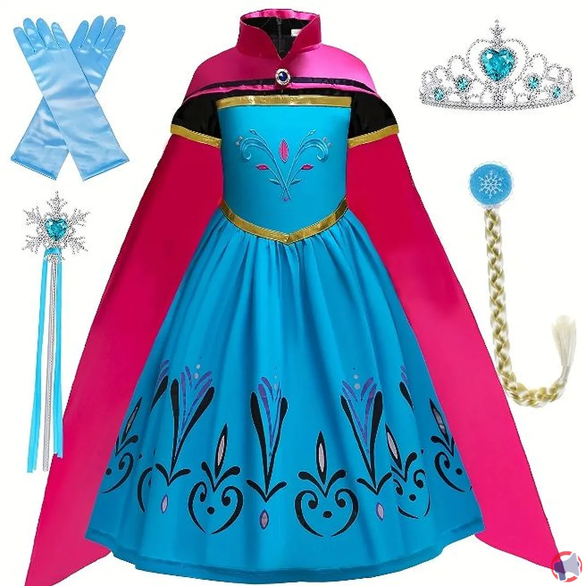 Rappel de produit : ensemble robe de princesse pour fille en raison de risques d'incendie