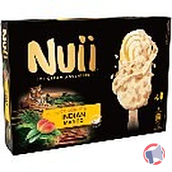 Rappel produit 4 batonnets beurre de cacahuete et sirop d'érable ; 4 batonnets café chocolat noir et noisettes salées;4 batonnets caramel chocolat blanc texan pecan ;4 batonnets mangue et noix de coco, chocolat blanc Nuii (photo numéro 2)