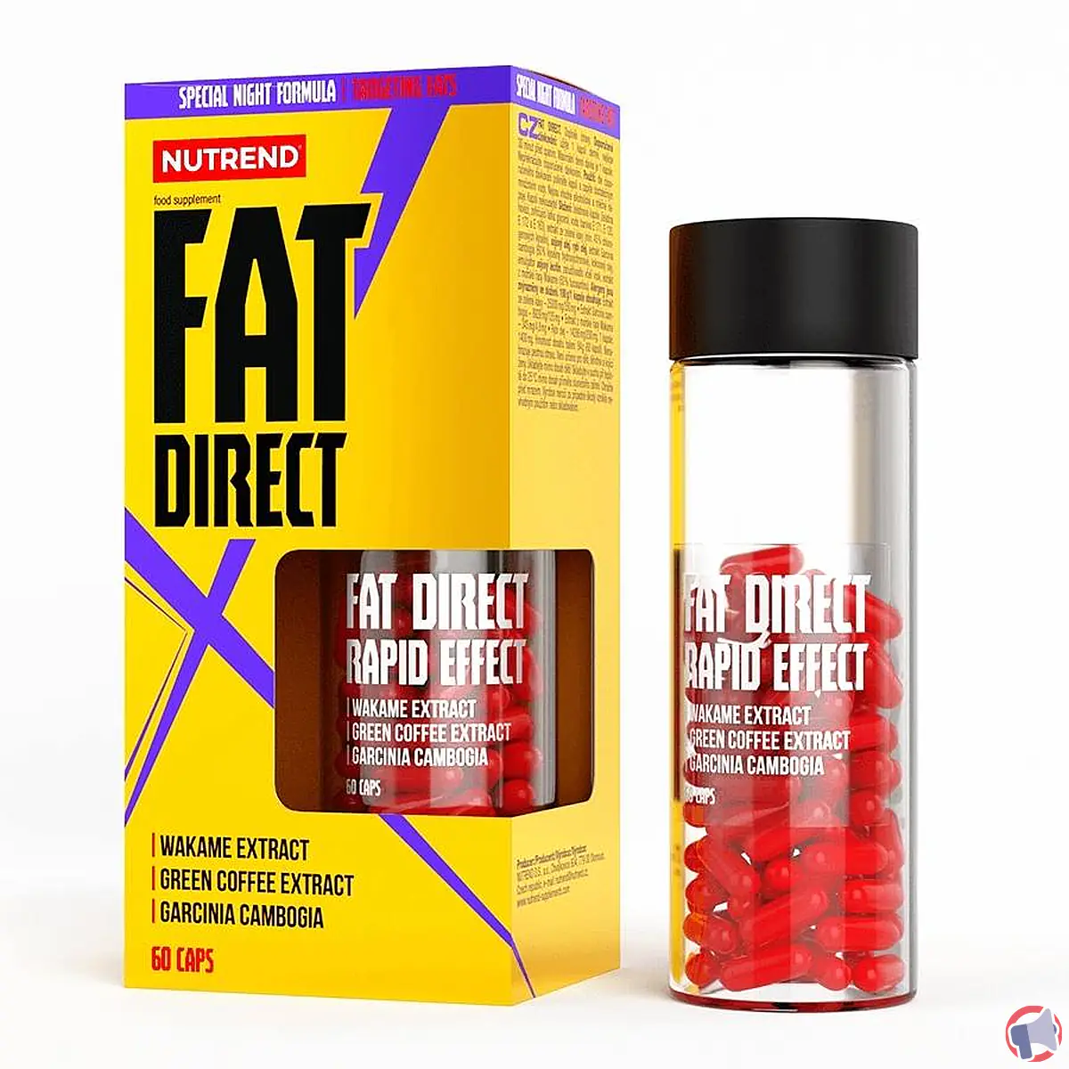 Rappel produit : Nutrend Fat Direct Pilulier de 60 gélules