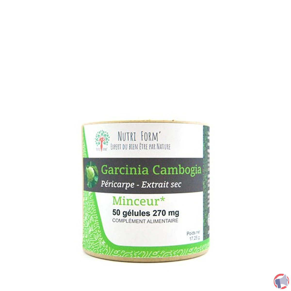 Rappel produit : gélules Garcinia Cambogia de Nutri Form'