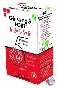 Rappel produit Ginseng 5 FORT NUTRIGEE