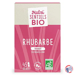 Rappel produit Nutri’sentiels bio Rhubarbe Transit BIO Nutrisanté