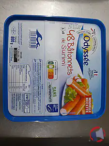 Rappel produit Bâtonnets de surimi ODYSSEE