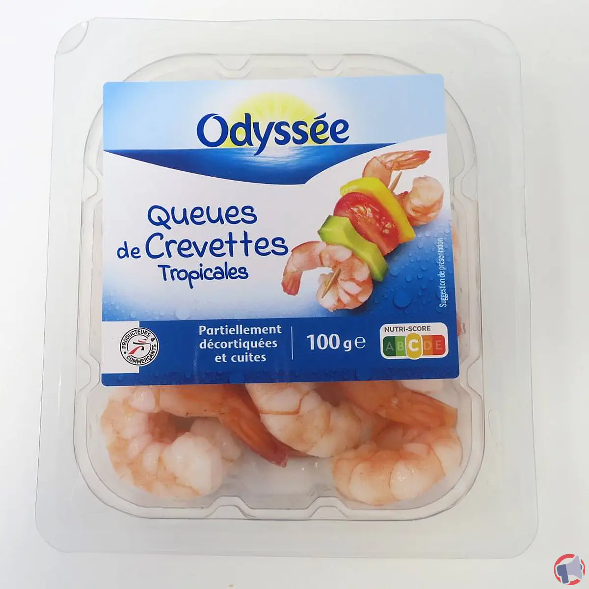 Rappel des queues de crevettes tropicales par Odyssee