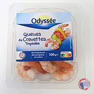 Rappel produit Queues de crevettes tropicales Odyssée (photo numéro 1)