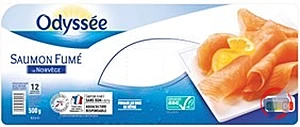 Rappel produit SAUMON FUME DE NORVEGE 12 TRANCHES ODYSSEE