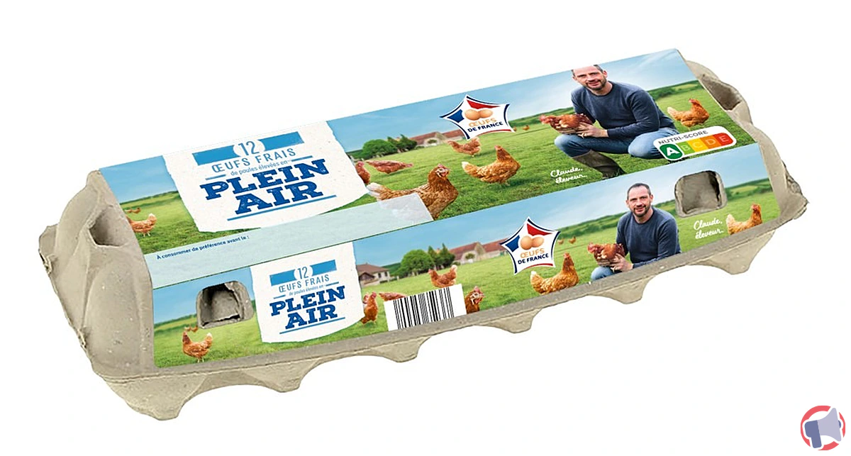 Rappel de produits : œufs plein air moyen/gros pour suspicion de salmonelles