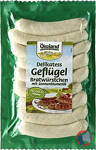Rappel produit Delikatess Geflügelbratwürstchen OKOLAND