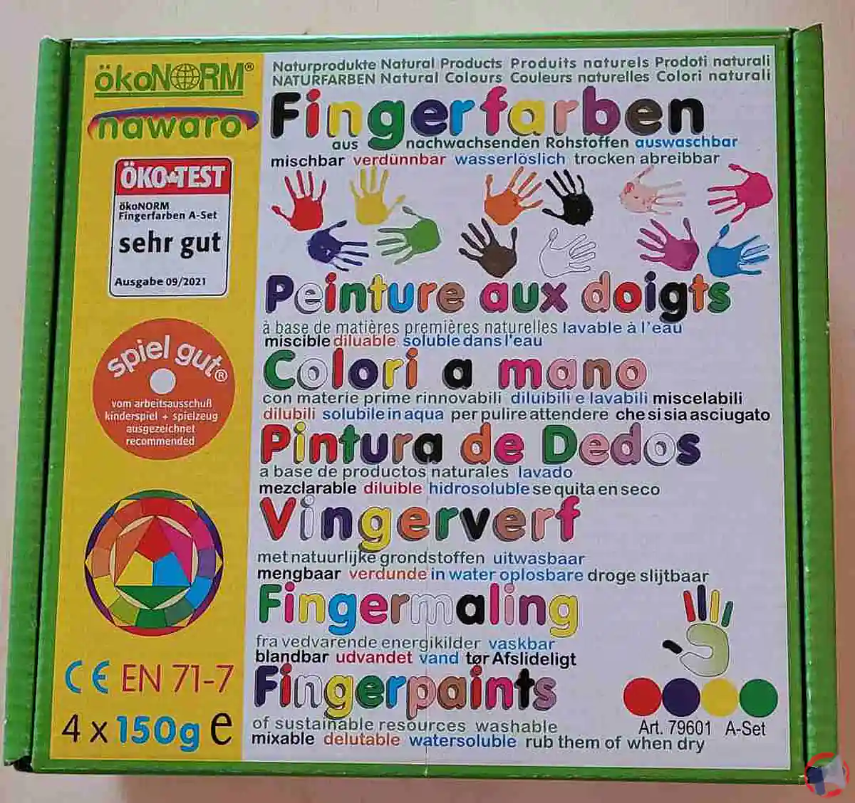 Rappel produit : peinture aux doigts ökoNORM pour risque chimique