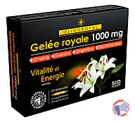 Rappel produit Oligoroyal 5G Gelée Royale 1000 mg + Ginseng + Guarana + Gingembre + Eleutherocoque