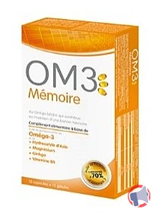 Rappel produit OM3 Mémoire 15 gel + 15 caps OM3