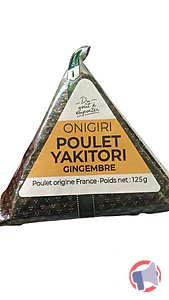 Rappel produit Onigiri poulet yakitori gingembre