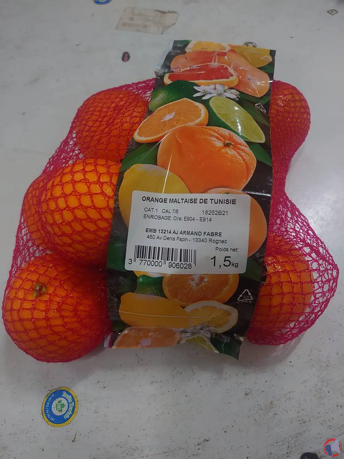 Rappel de produit : Orange Maltaise vendue chez Leclerc