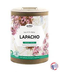 Rappel produit LAPACHO 200 gélules Orfito