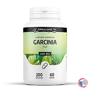 Rappel produit Gélules de garcinia 250mg Orgaliane
