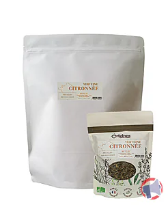 Rappel produit Infusion Bio Verveine Citronnée 50g et 500g Origines Tea and Coffee