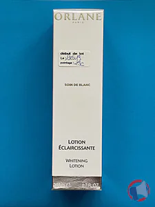 Rappel produit SOIN DE BLANC LOTION ECLAIRCISSANTE ORLANE