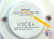 Rappel produit LED STAR GX53 OSRAM (photo numéro 2)