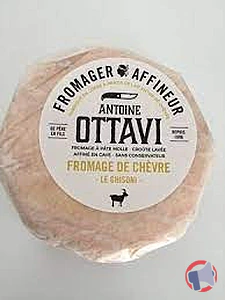 Rappel produit Ghisoni - Pâtes molles de brebis et chèvre 250g et 350g OTTAVI