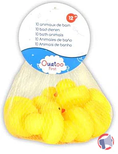 Rappel produit CANARD DE BAIN EN PLASTIQUE OUATOO