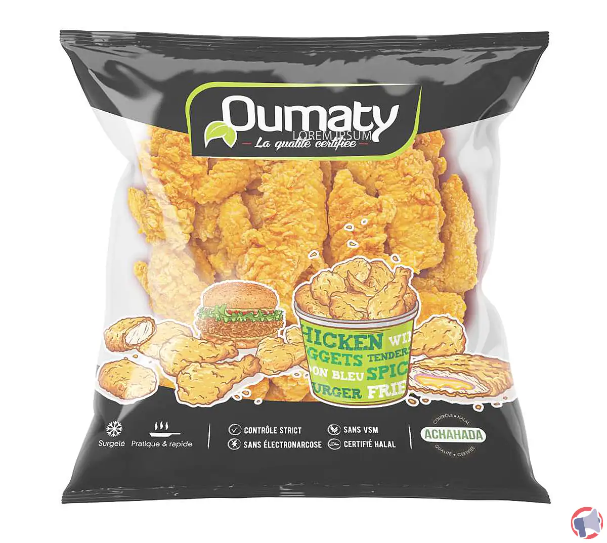 Rappel produit OumatY : tenders poulet épices strips, risque potentiel de sécurité des consommateurs