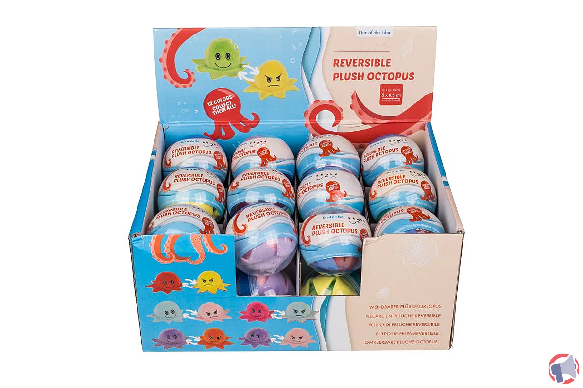 Rappel produit : Out of the Blue KG Peluche Poulpe Reversible Cap