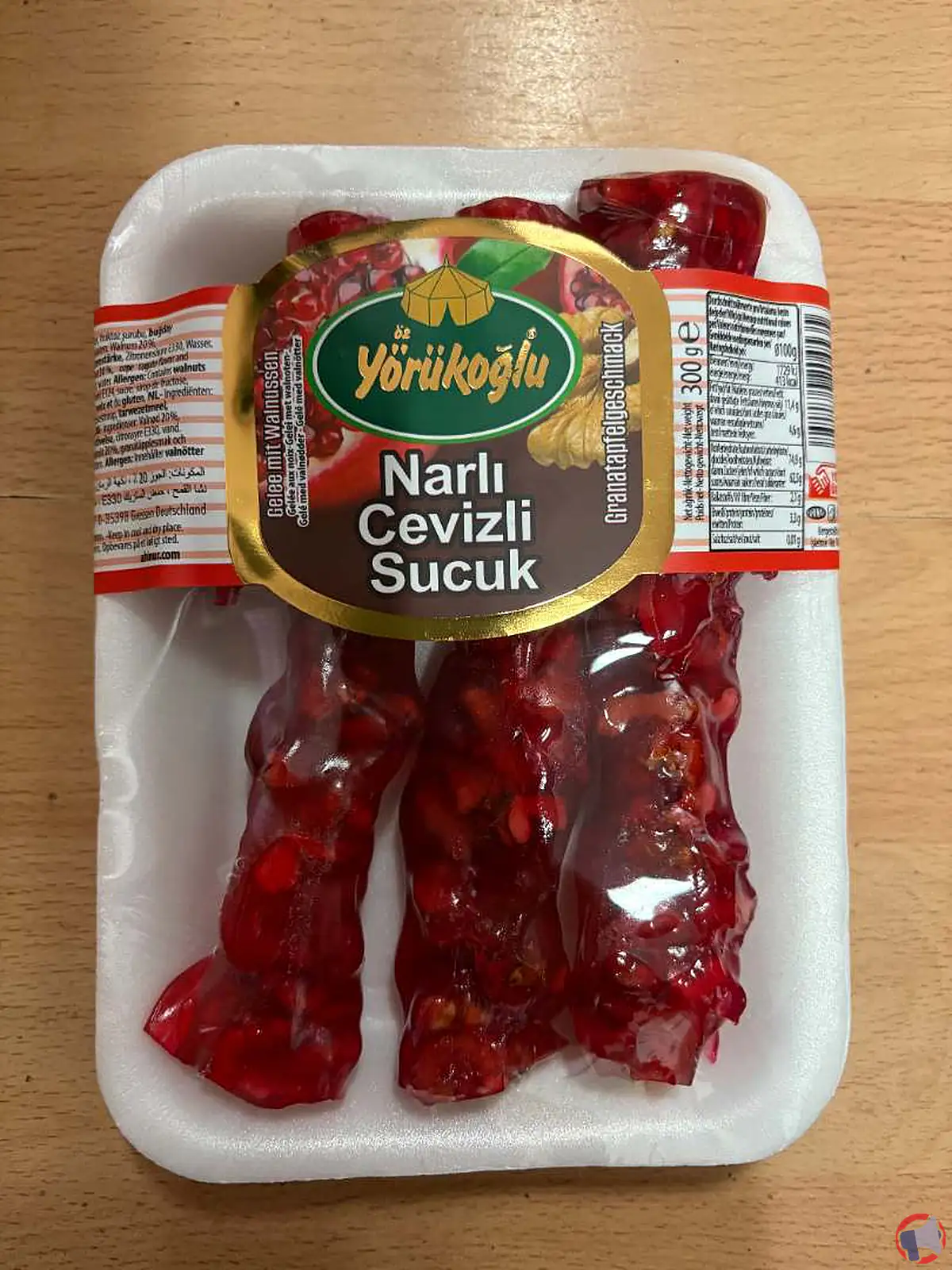 Rappel produit : Narlı Cevizli Sucuk de la marque Öz Yörükoğlu