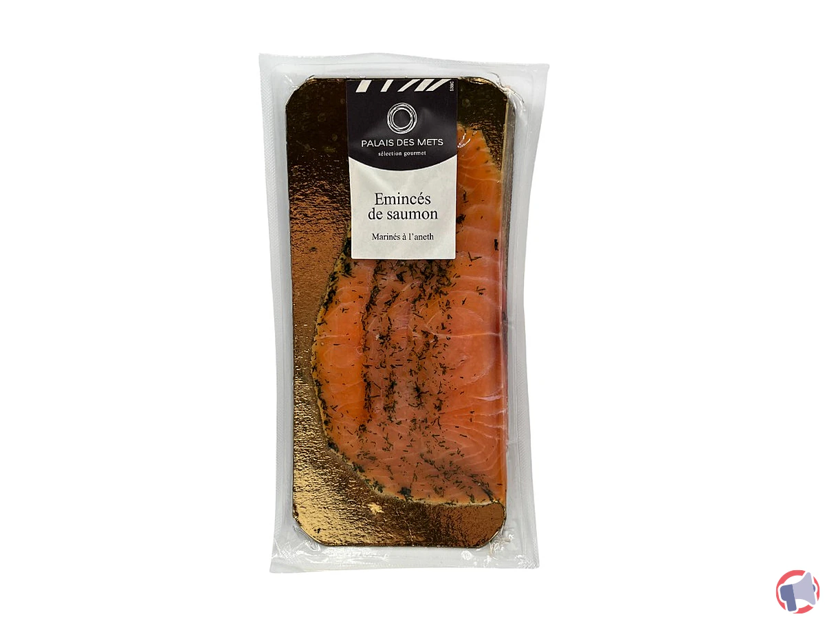 Rappel de produit : émincés de saumon marinés à l'aneth de la marque Palais des Mets
