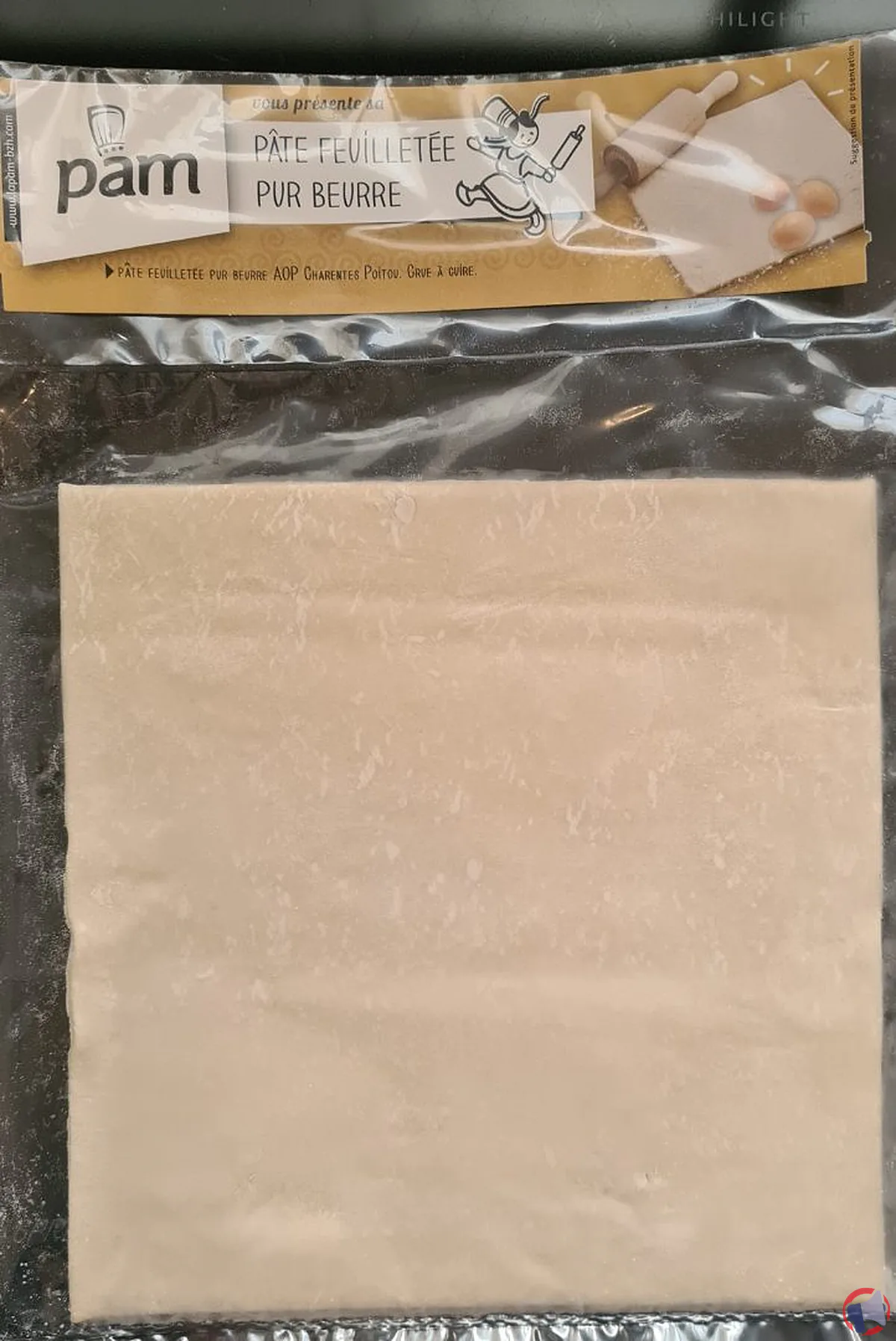 Rappel de produit : pâte feuilletée pur beurre de la marque PAM