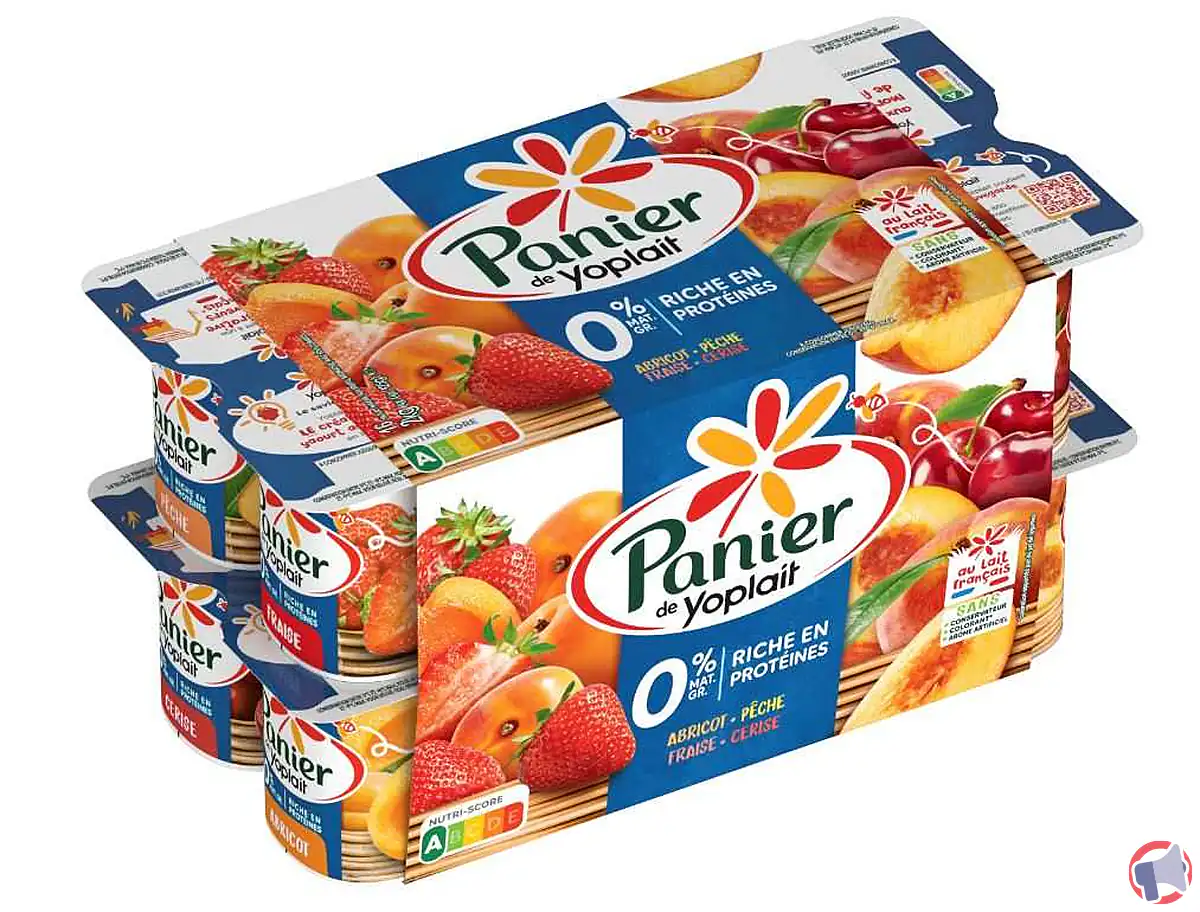 Rappel de produits : Panier de Yoplait 0% retiré du marché pour défaut organoleptique