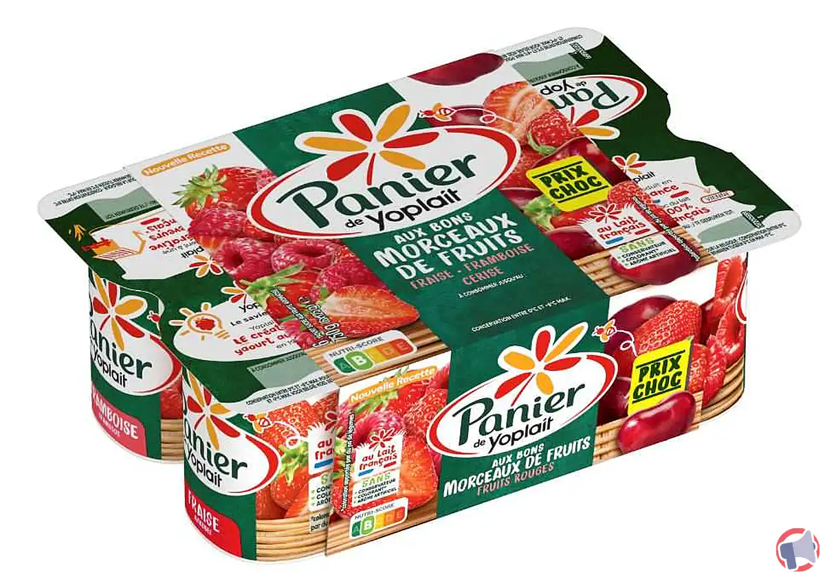Rappel produit : Panier de Yoplait pour défaut organoleptique