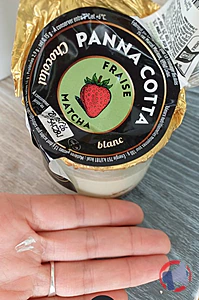 Rappel produit PANNA COTTA FRAISE MATCHA