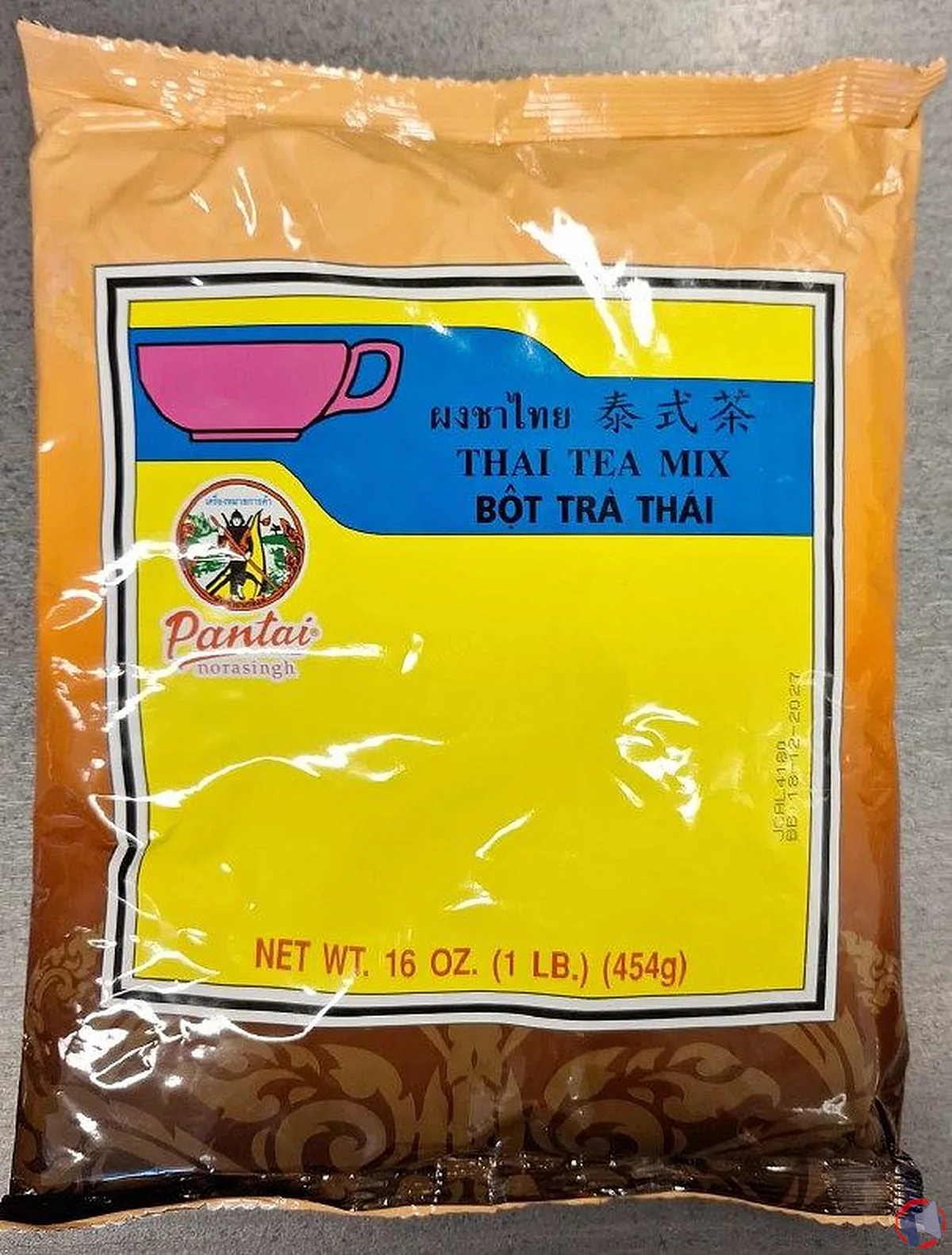 Rappel produit : thé thaï de la marque Pantai en raison de résidus de pesticides