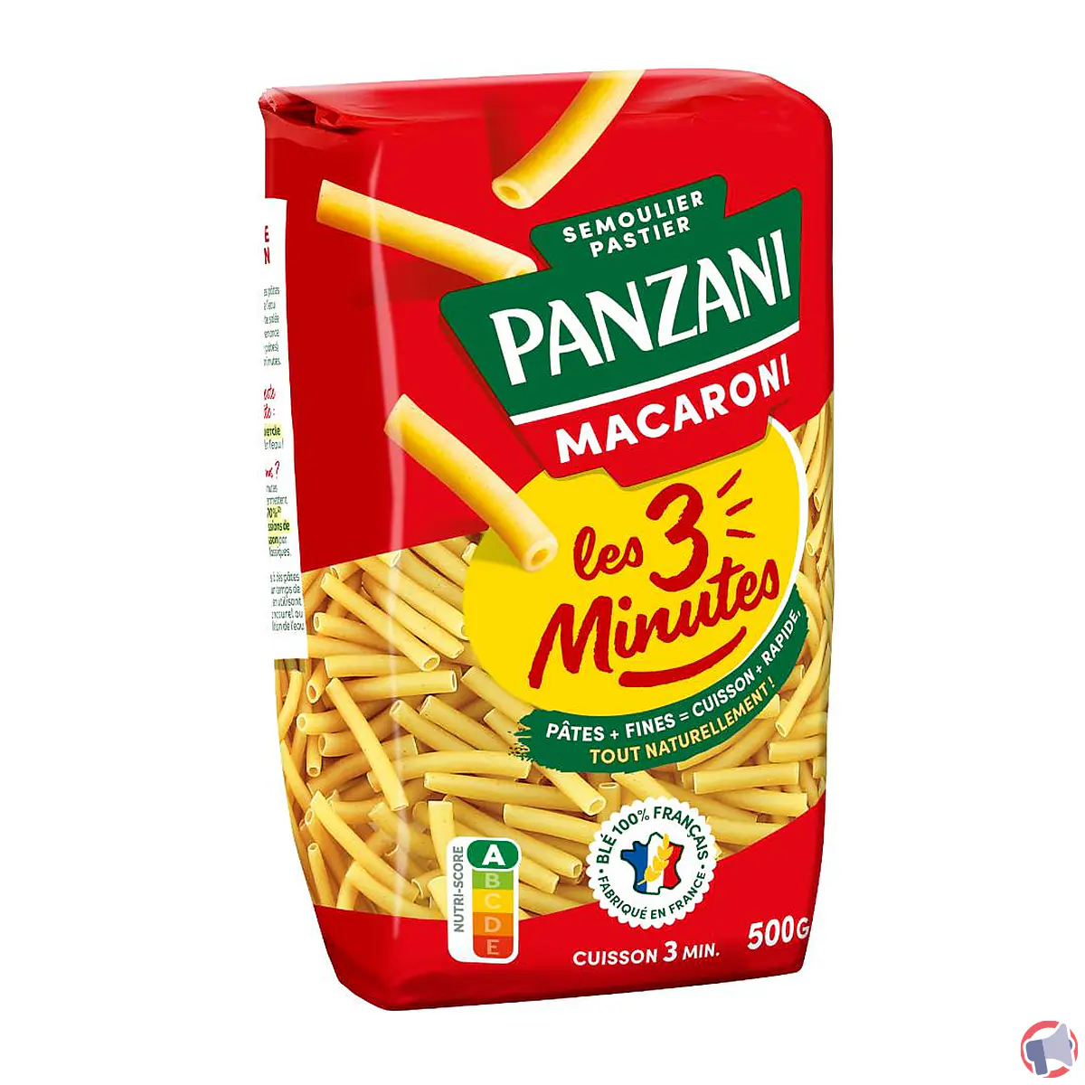Rappel de produit : Macaroni cuisson rapide de la marque Panzani