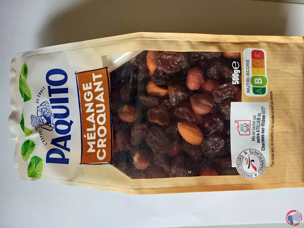 Rappel de produit : Mélange croquant de la marque Paquito