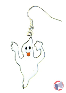Rappel produit BOUCLES D OREILLES DEUX PAIRES CITROUILLES ET FANTOMES PARTY PRO