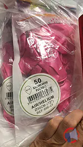 Rappel produit sachet 50 ballons métallisés PARTYS