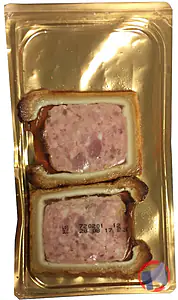 Rappel produit Pâté en croûte 2 tranches (diverses variétés)