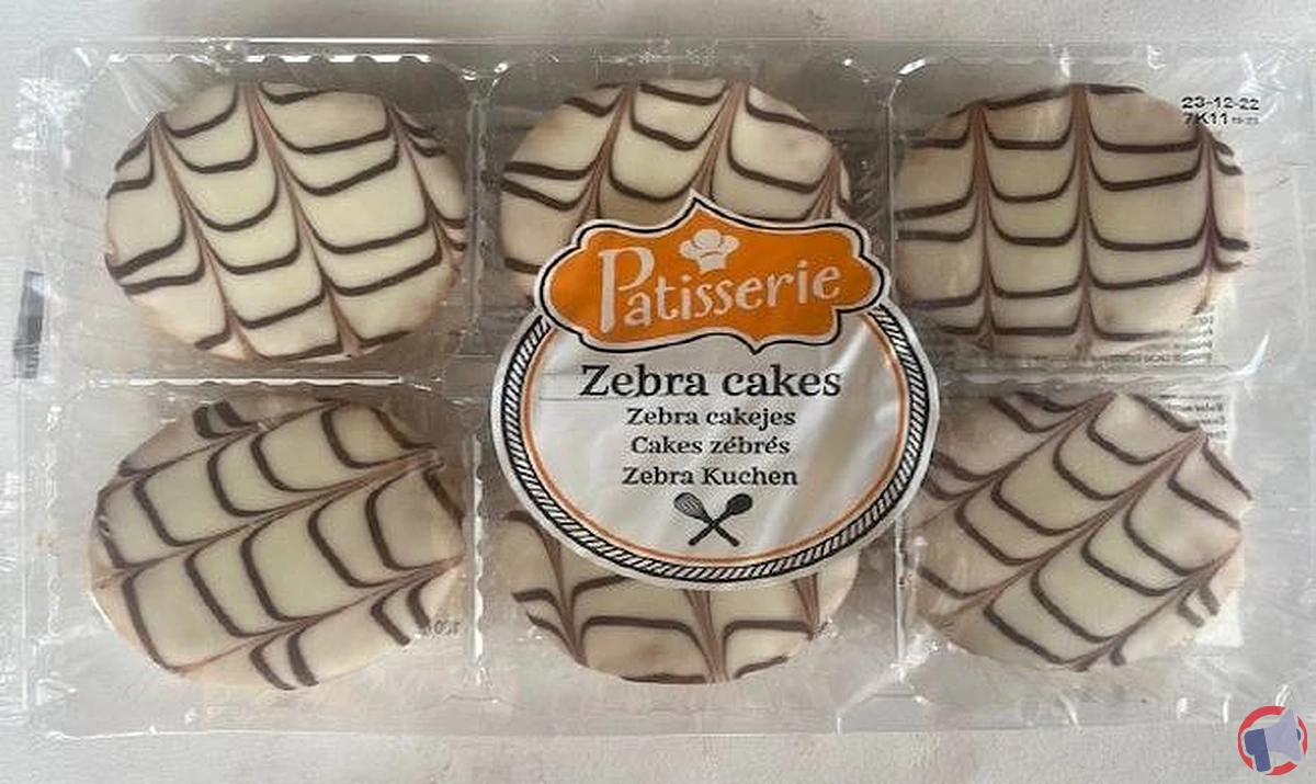 Rappel de produit : Gâteaux Zebra cakes de la marque Patisserie