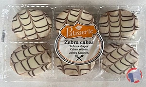 Rappel produit Gâteaux Zebra cakes Patisserie