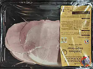 Rappel produit Jambon supérieur cuit avec son os Patrimoine Gourmand