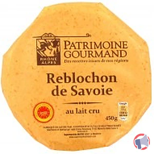 Rappel produit Reblochon de Savoie AOP au lait cru 450 g Patrimoine Gourmand
