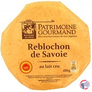 Rappel produit Reblochon de Savoie AOP au lait cru 450 g Patrimoine Gourmand