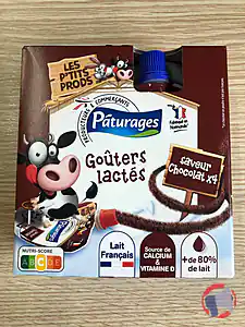 Rappel produit DESSERTS LACTES SAVEUR CHOCOLAT Pâturages Les P'tits Prods