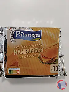 Rappel produit Les Tranchettes Hamburger au cheddar pâturages 200g Pâturages