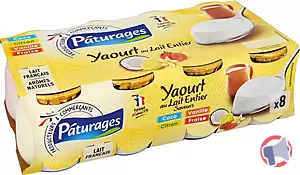 Rappel produit Yaourt Pot verre PATURAGES