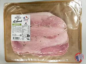 Rappel produit Le Foué jambon cuit supérieur aux 3 poivres 4 tranches 240 g Paul Predault
