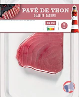 Rappel produit Pavé de thon qualité sashimi