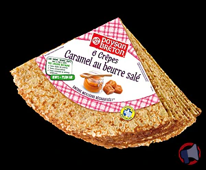 Rappel produit 6 Crêpes Caramel au beurre salé - Diffusion France Métropolitaine Paysan Breton