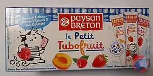 Rappel produit Tubofruit x9 Paysan Breton